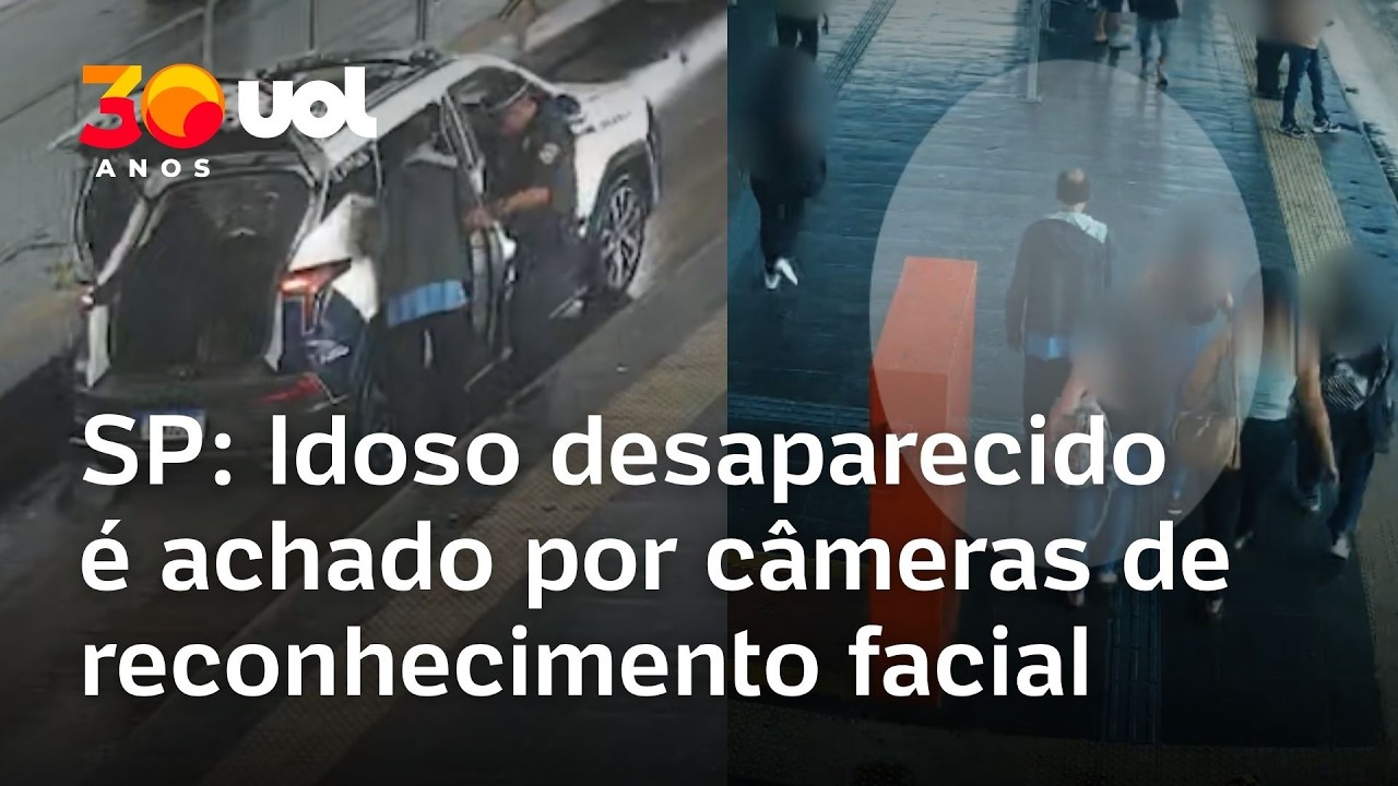 Idoso desaparecido &eacute; encontrado ap&oacute;s ser identificado por c&acirc;meras de reconhecimento facial em SP