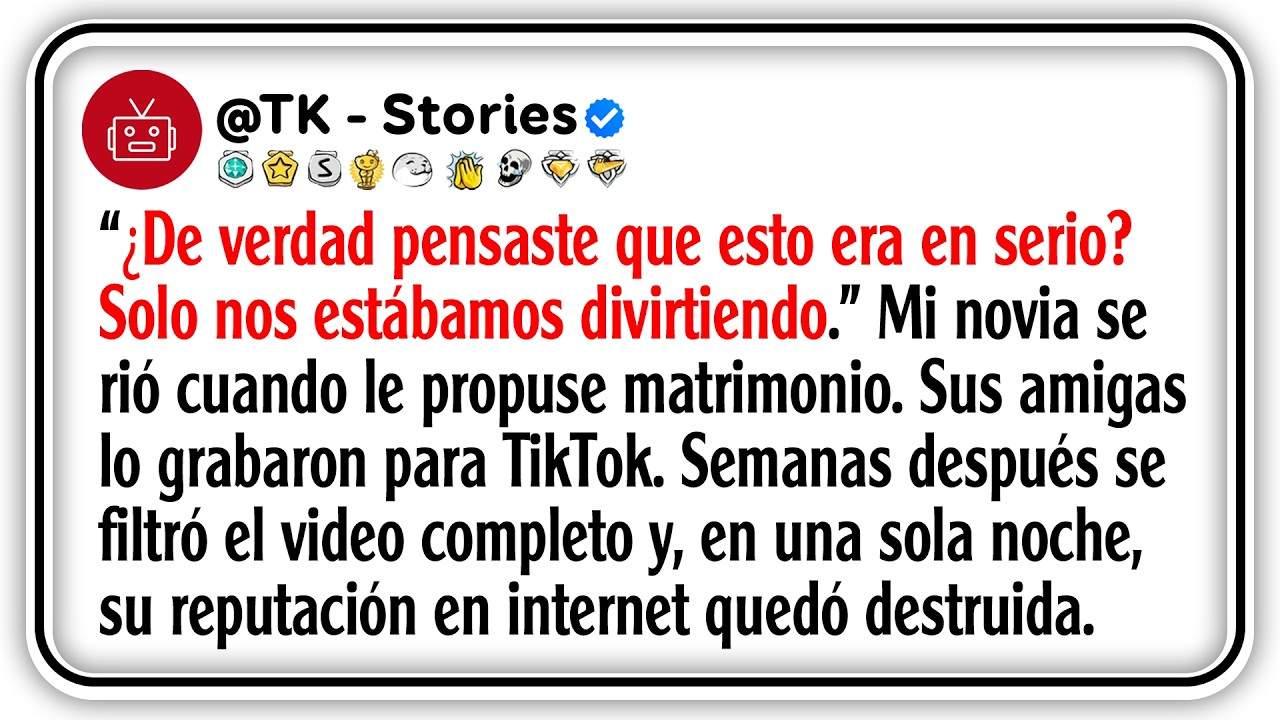 “¿De verdad pensaste que esto era en serio? Solo nos estábamos divirtiendo.” Mi novia se rió...