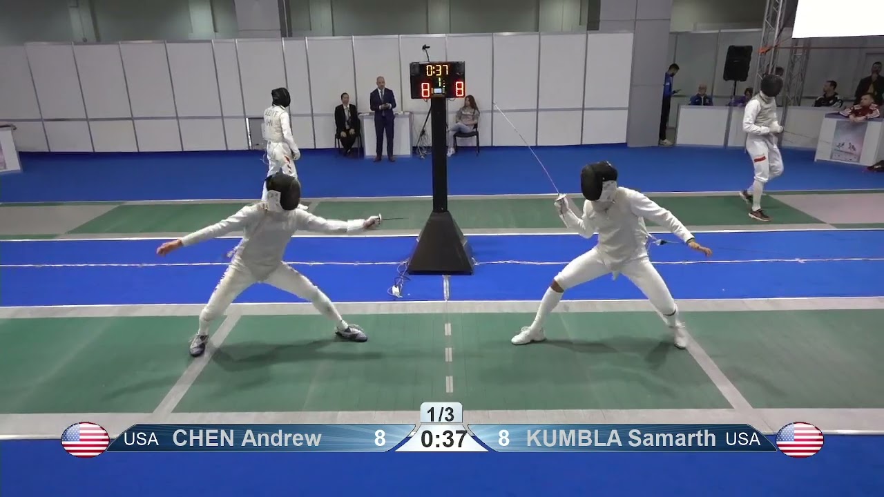 2023 Day04 T32 07 M F Individual Junior Plovdiv BUL CHM GREEN CHEN USA vs KUMBLA USA