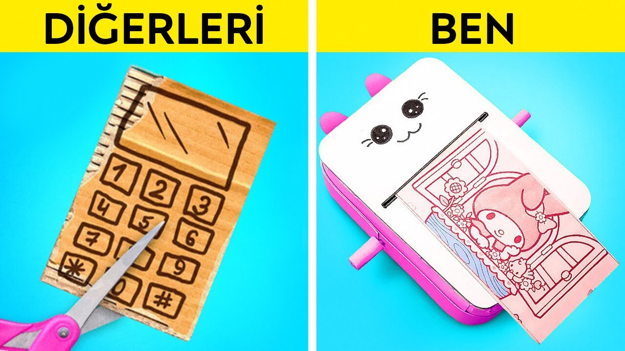 KARTONDAN EĞLENCELİ EL İŞLERİ || 123 GO! GOLD Ebeveynler İçin İpuçları ve Çılgınca Fikirler