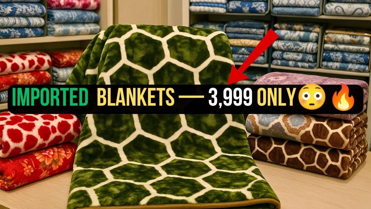 🔥 3,999 Mein Imported Blankets 🤯- Premium Winter Sale 2025