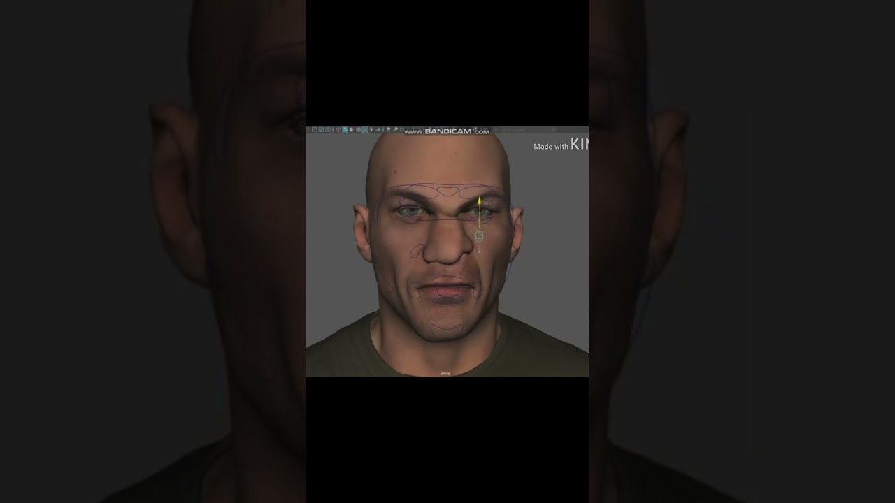 joint facial rig(faceware free model)