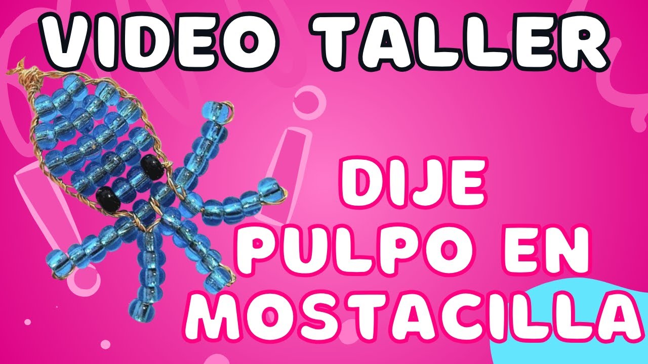 Cómo Hacer un Dije Pulpo en Mostacilla | Tutorial Paso a Paso