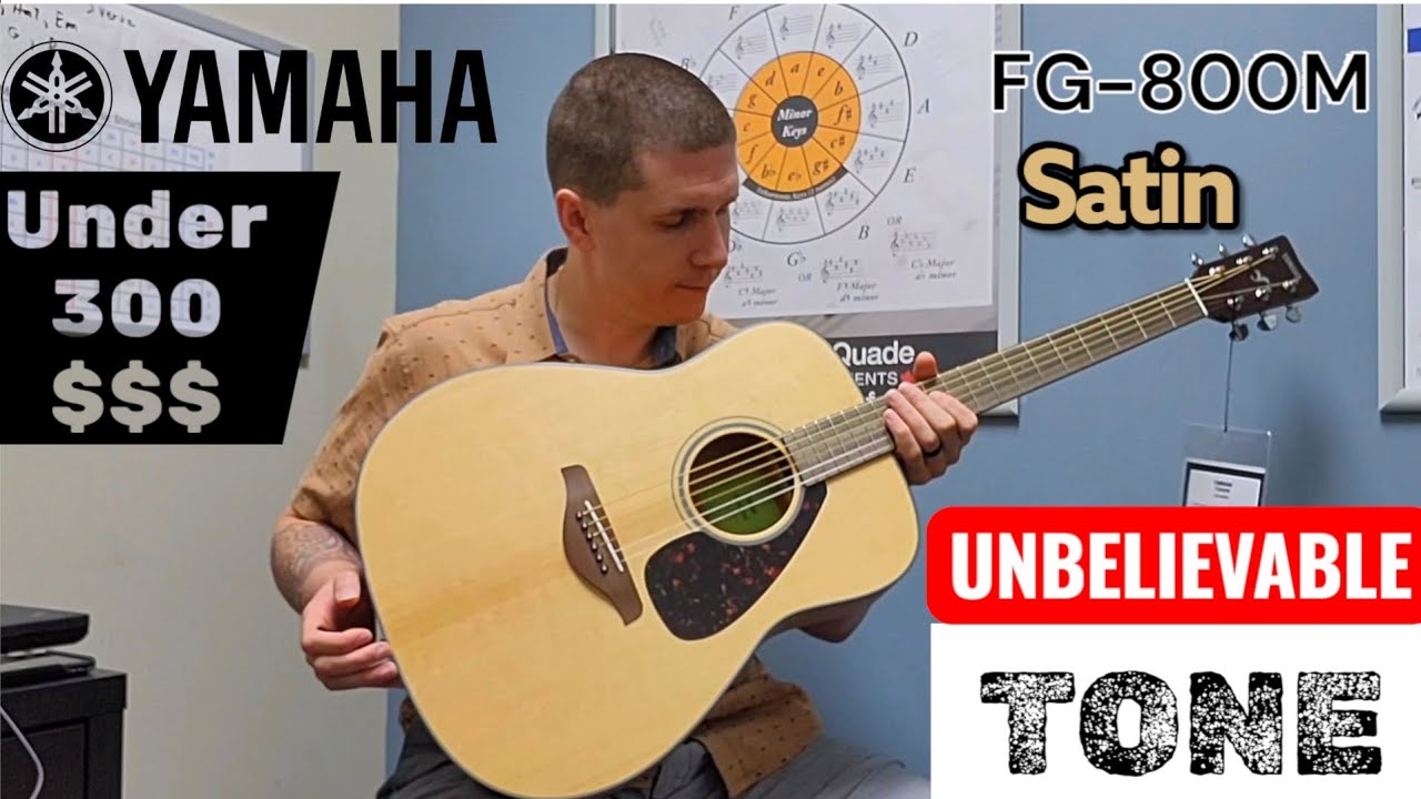 This Guitar Will Shock You. The Yamaha FG-800M Matte Finish.