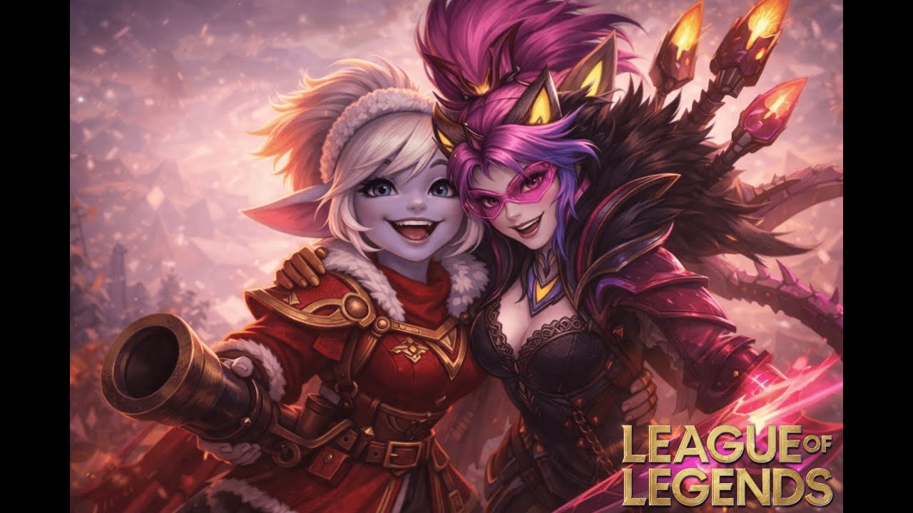 FHD｜60FPS｜VICTORY｜League of Legends｜Tristana and Vayne VS Xayah and Xerath