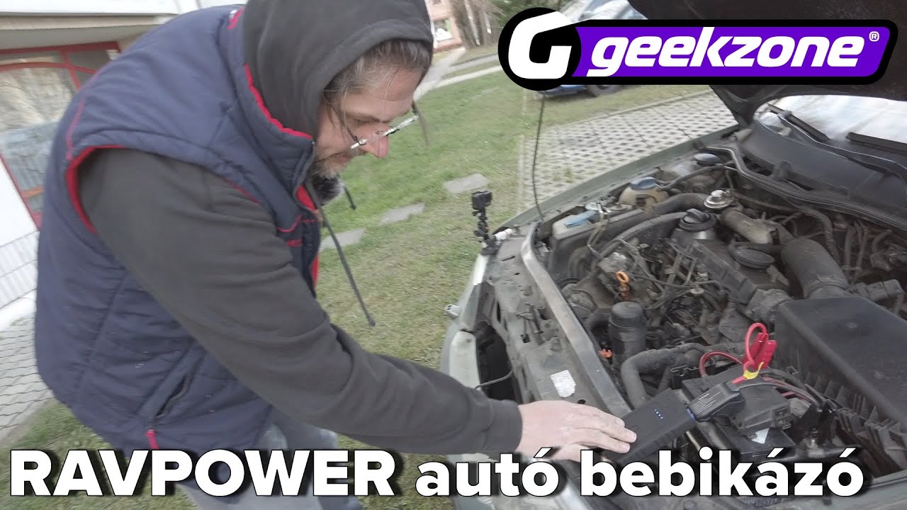 LiPo indítási segély (Zsebbika) - RAVPOWER RP-PB008 teszt