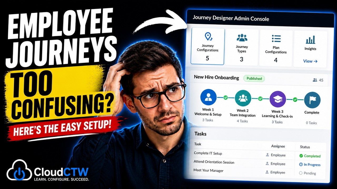 Employee Journeys Configuration in ServiceNow | Easy Setup Explained