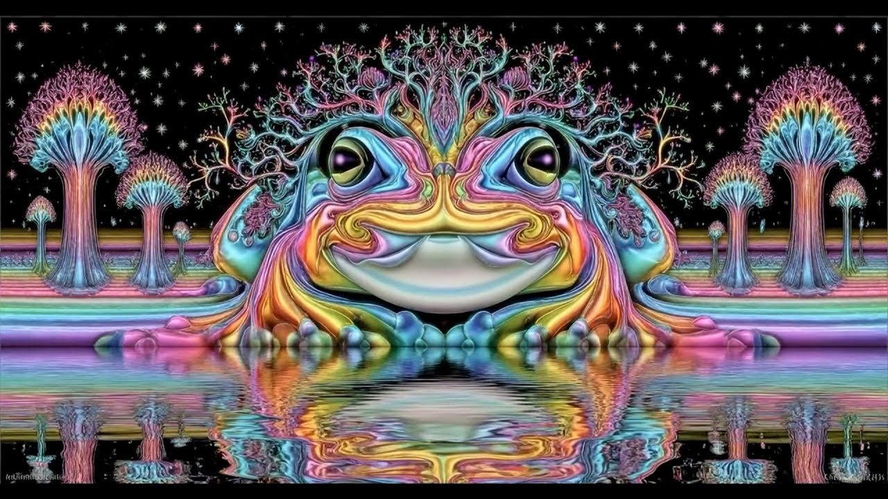 Prismatic Forest Reflections: A Deep Psychedelic Journey into the Infinite Mind