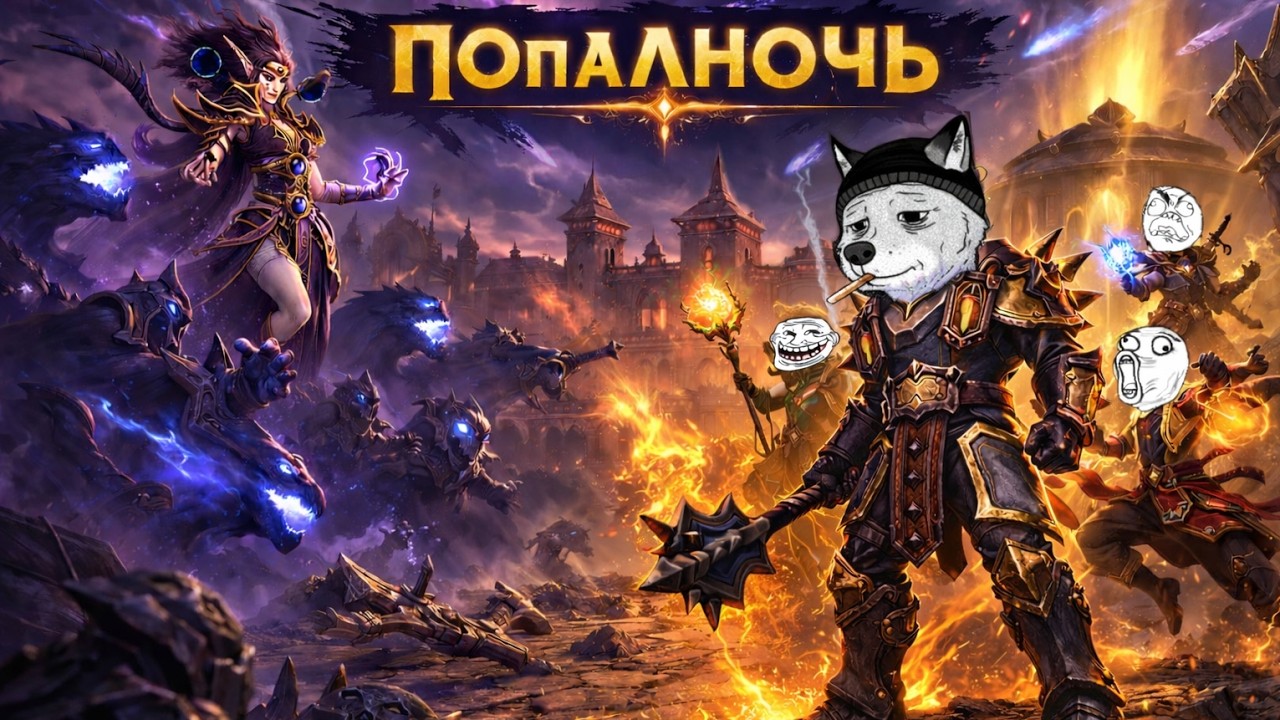 World of Warcraft: Midnight | Релиз | Надо подкачаться | ПОпаЛНОЧЬ Day1
