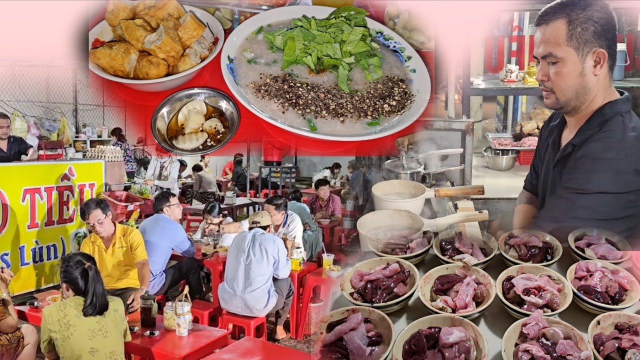 Độc lạ Cháo Tiều nấu mỗi lần 1 thố hot nhất Miền Tây nghệ sĩ nổi tiếng cũng phải tìm đến ăn