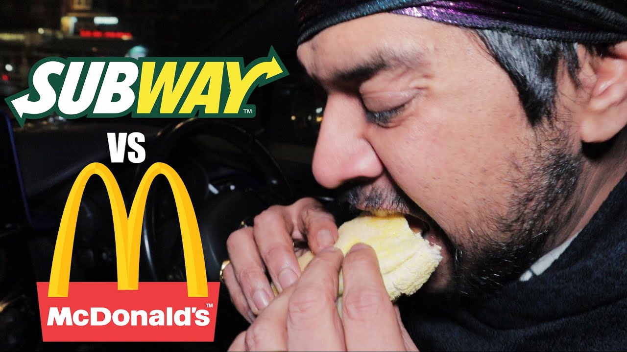 McDonalds Vegetarian Burger VS Subway 'Meatless' Meatball Sub [Science 4 Da Mandem]