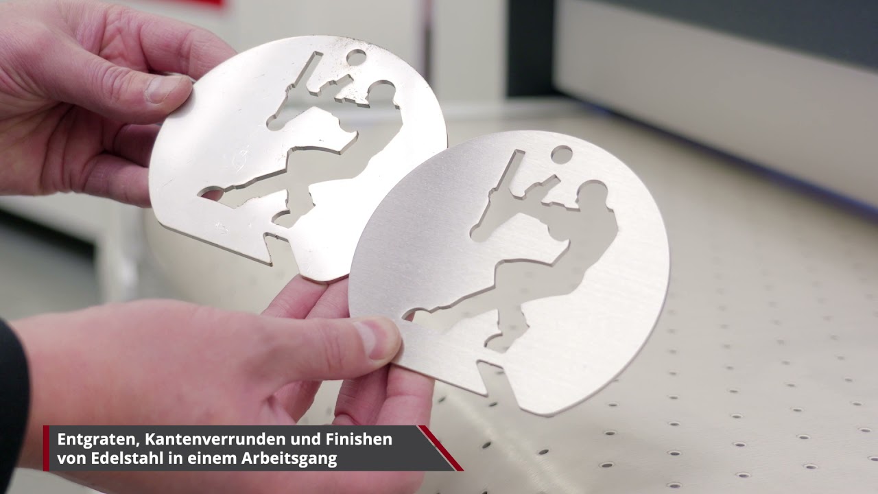 Timesavers 32 series WRBW zum Entgraten, Kantenverrunden, Oxidschichtentfernung und Finishschleifen