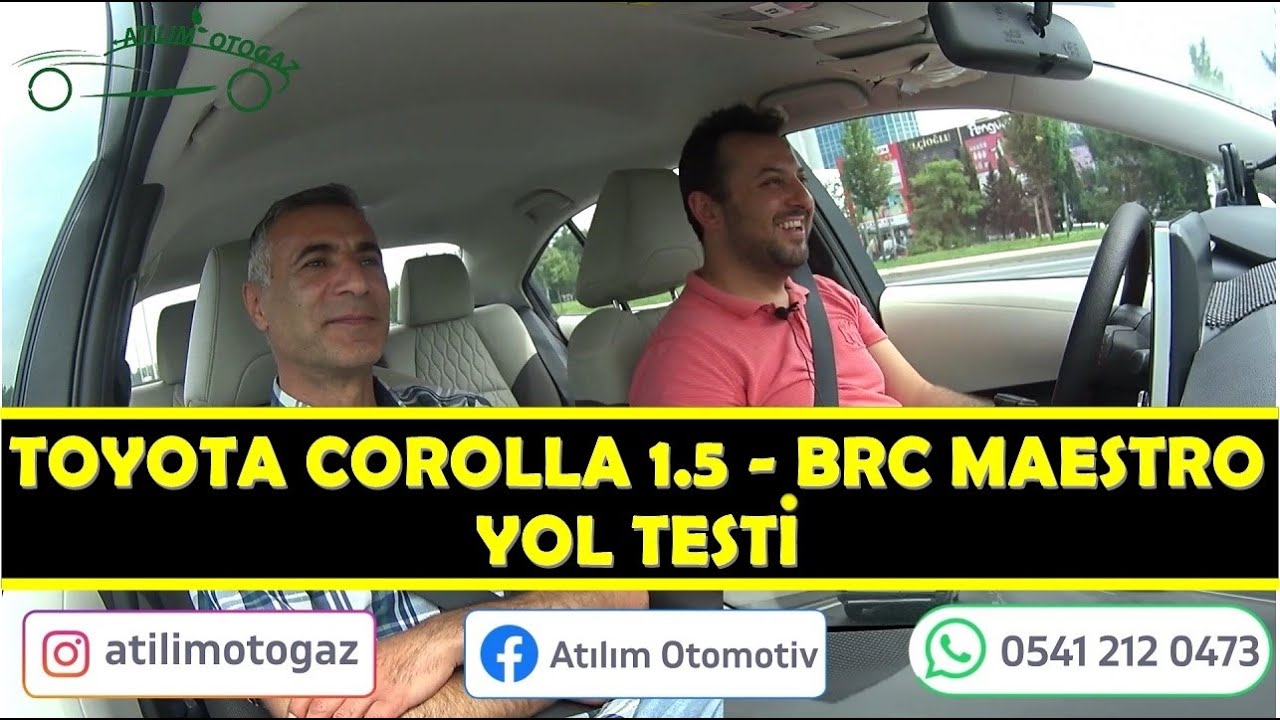Toyota Corolla 1.5 BRC Maestro Yol Testi🌪