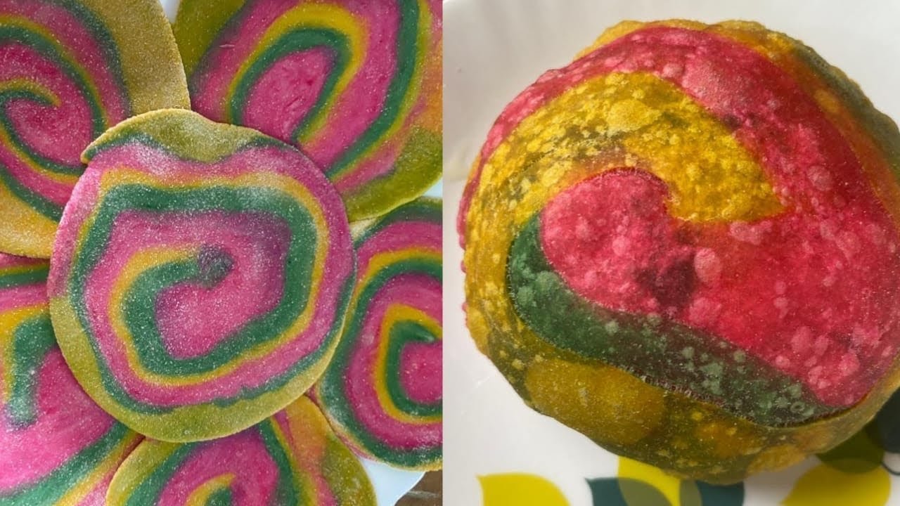 Cook with comali - Rainbow puri recipe/ kids favourite recipe #breakfastrecipes