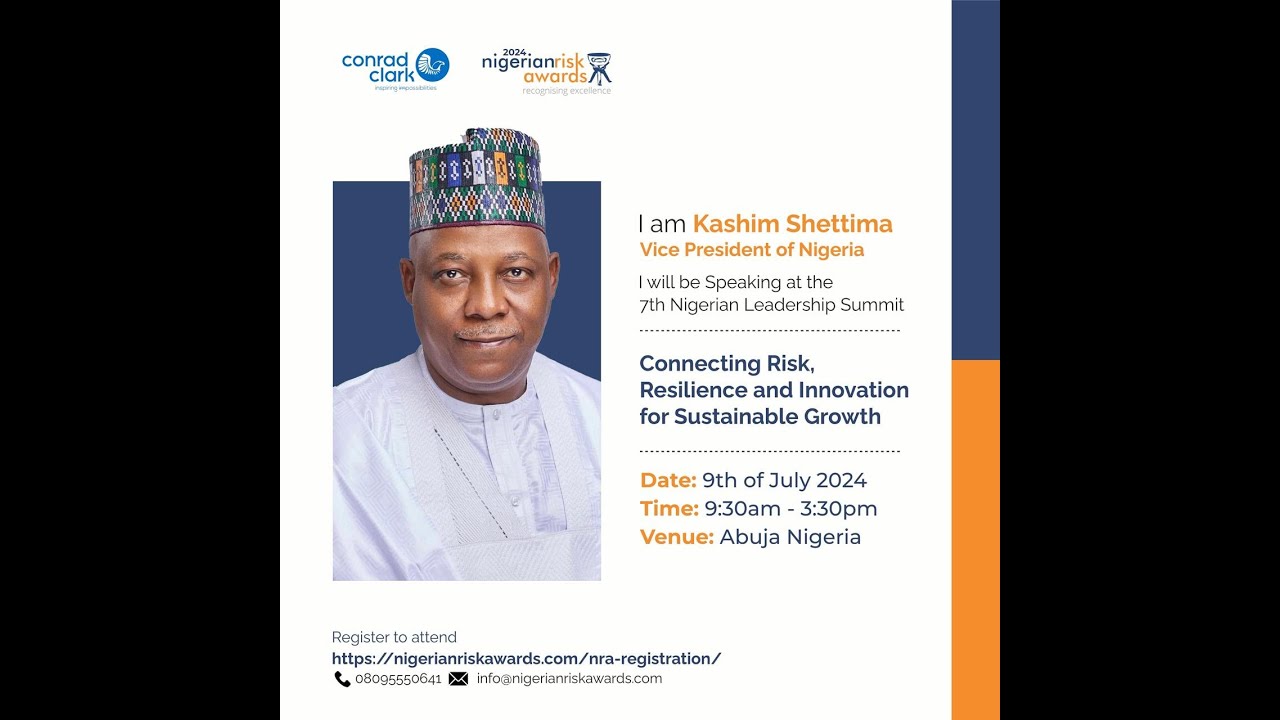 Nigerian Risk Summit & Awards 2024 - (Official Advert)