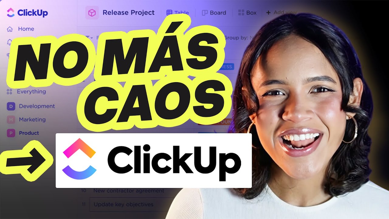 Tutorial ClickUp para Principiantes  | Organiza tu trabajo remoto YA