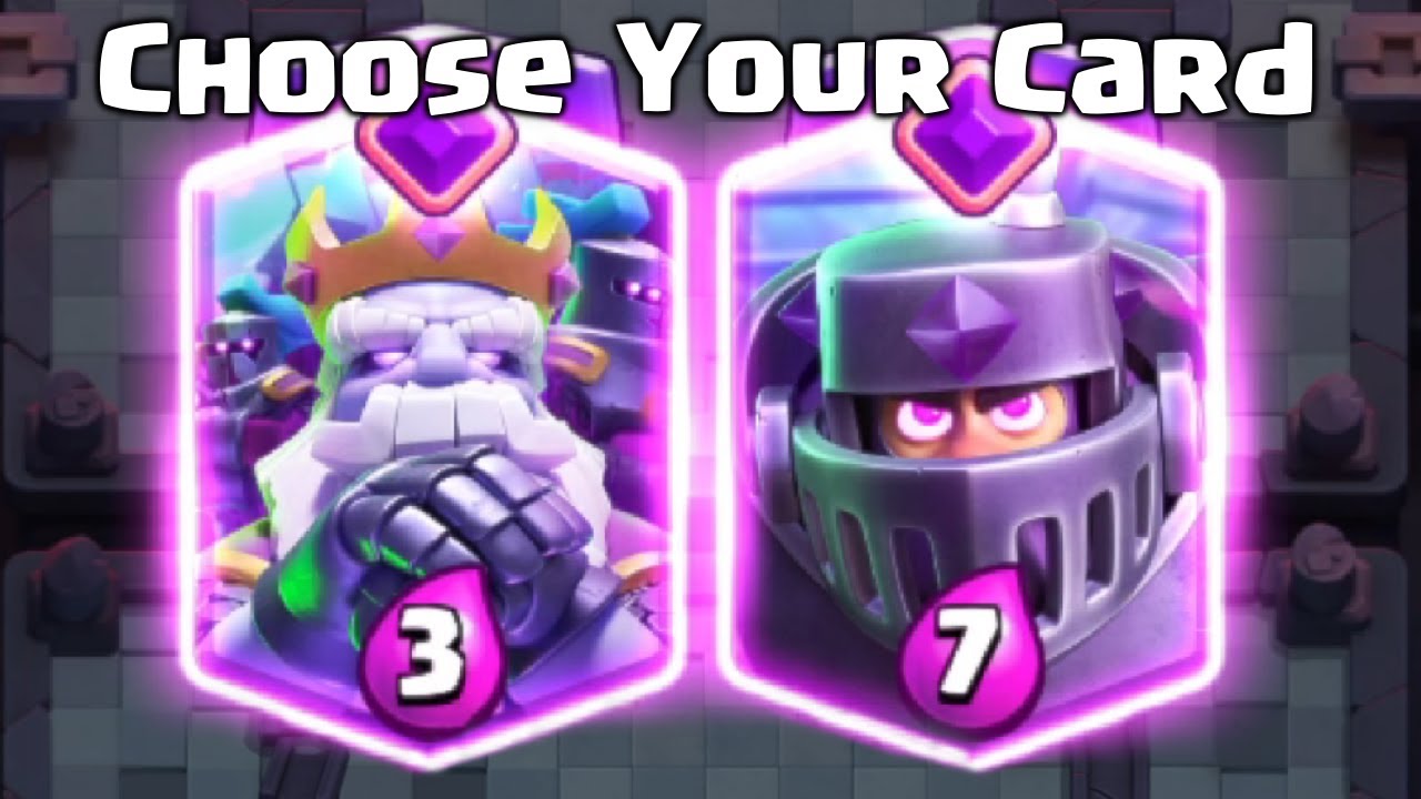 The most difficult choice in Clash Royale