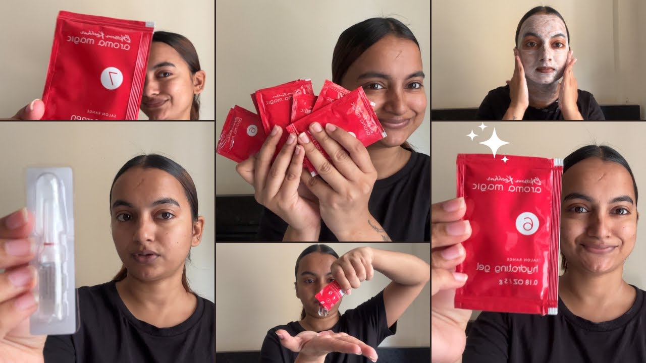 Aroma Magic Bridal Glow Facial -Honest Review & Demo | Step by step | Bridal facial at home for ₹200
