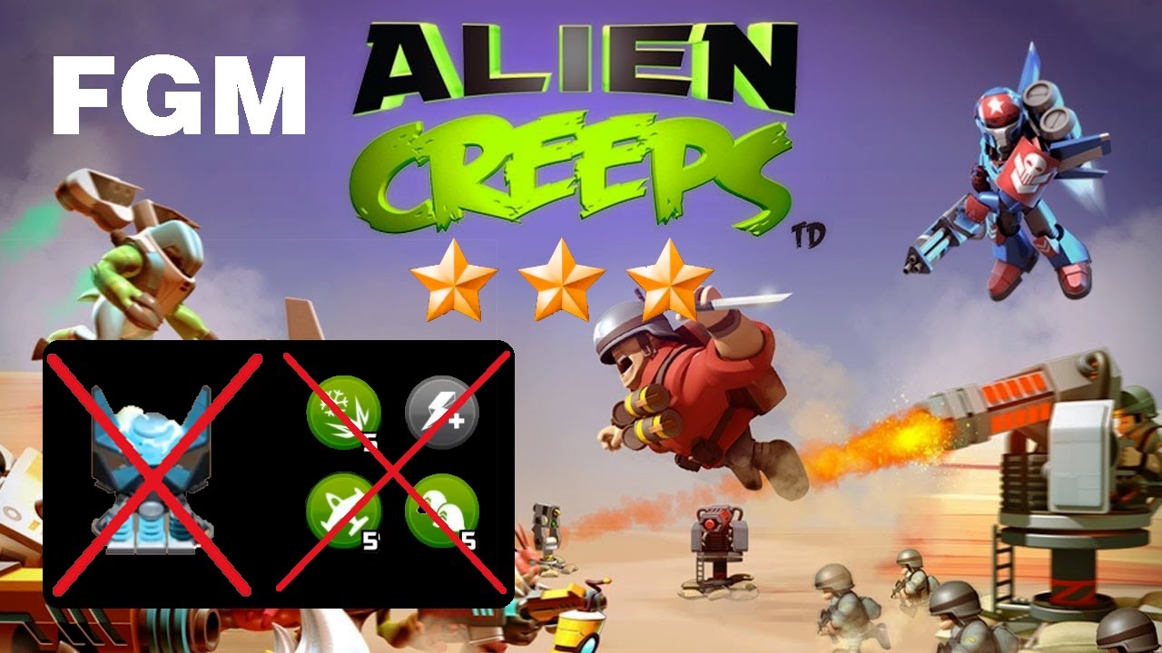 FGM - Alien Creeps TD: Lv1 To Lv3 ( Campaign, Veteran, Spec Ops )