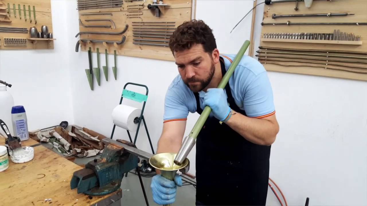 Proceso de reparación campana de Trompeta Bach Stradivarius