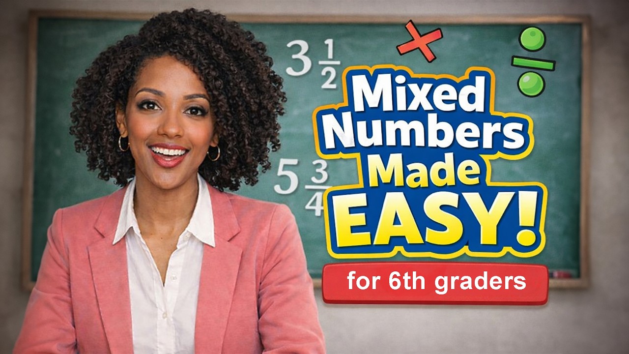 Writing Mixed Numbers as Improper Fractions | 6th Grade Math