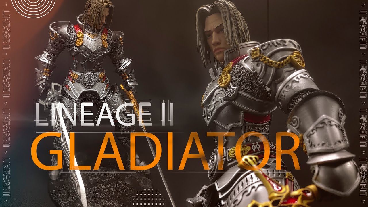 Создание фигурки Гладиатора Lineage2 своими руками