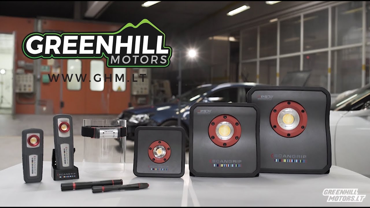 Scangrip Detailing & Colourmatch 2018 produktai