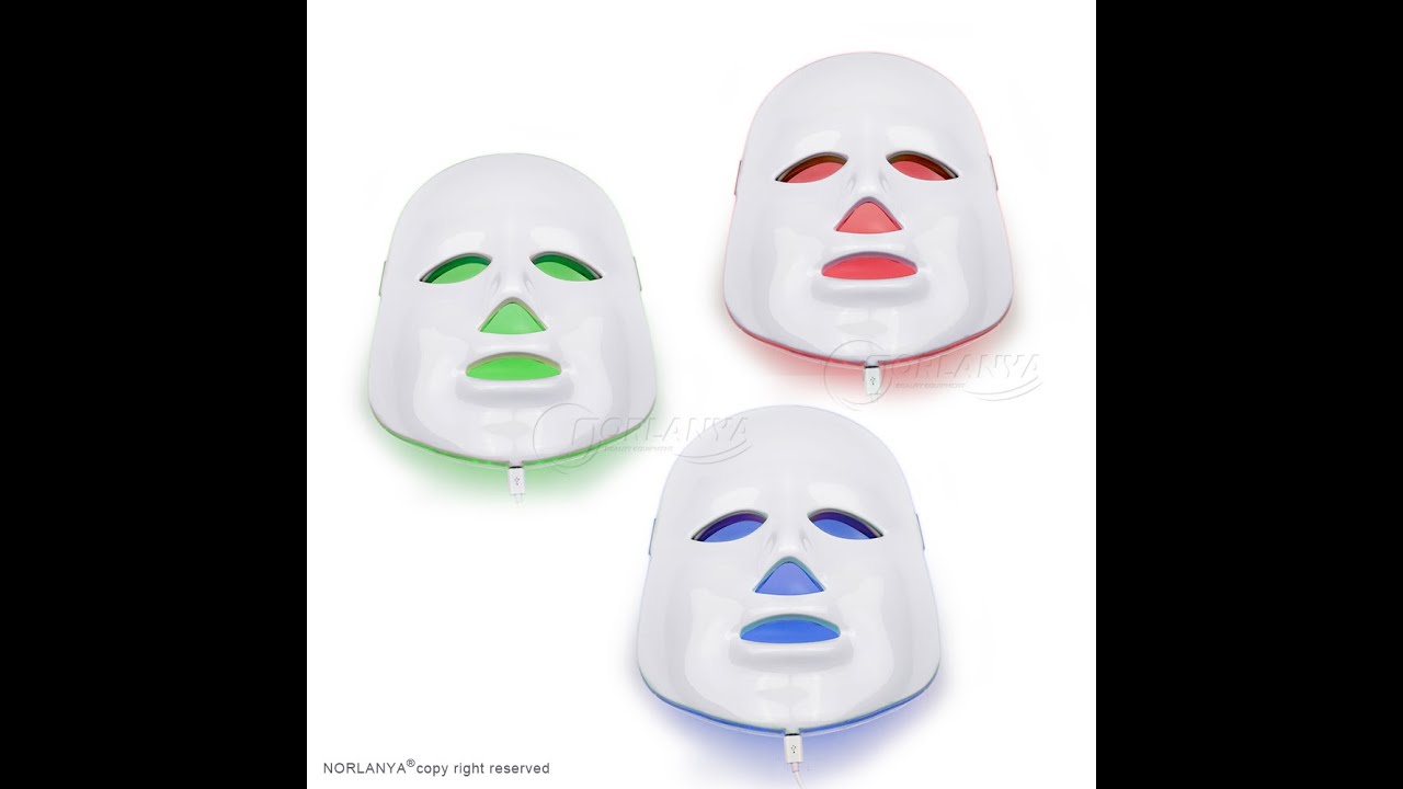 NORLANYA Photon LED Mask   RED, BLUE & GREEN light