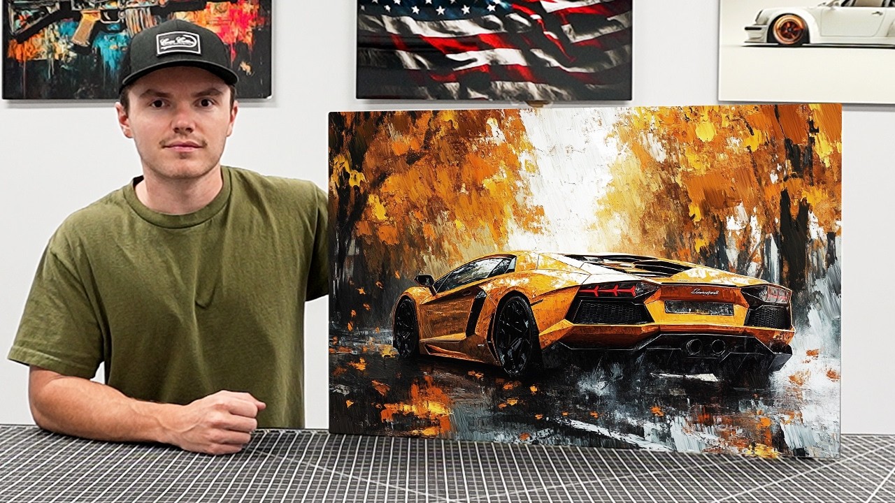 Making A Lamborghini Print With Sublimation