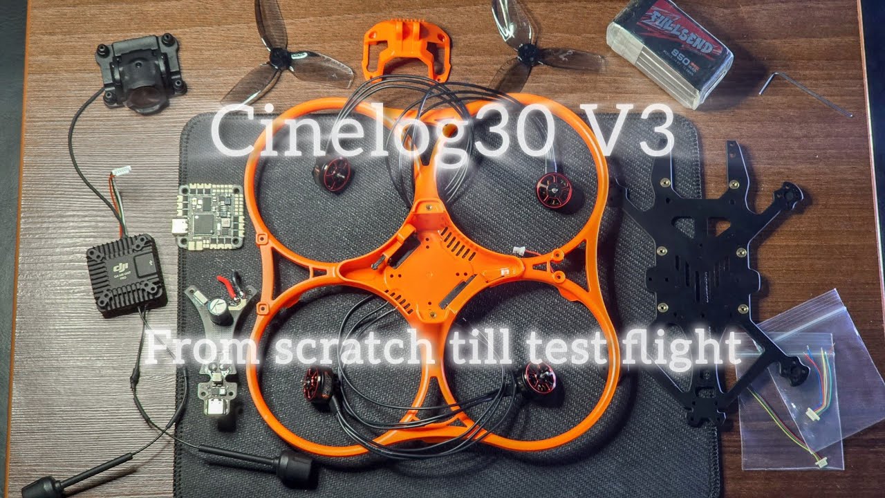 Building my first FPV drone | Cinelog30 V3 | Basic tools #fpv #dji  #tbstango2