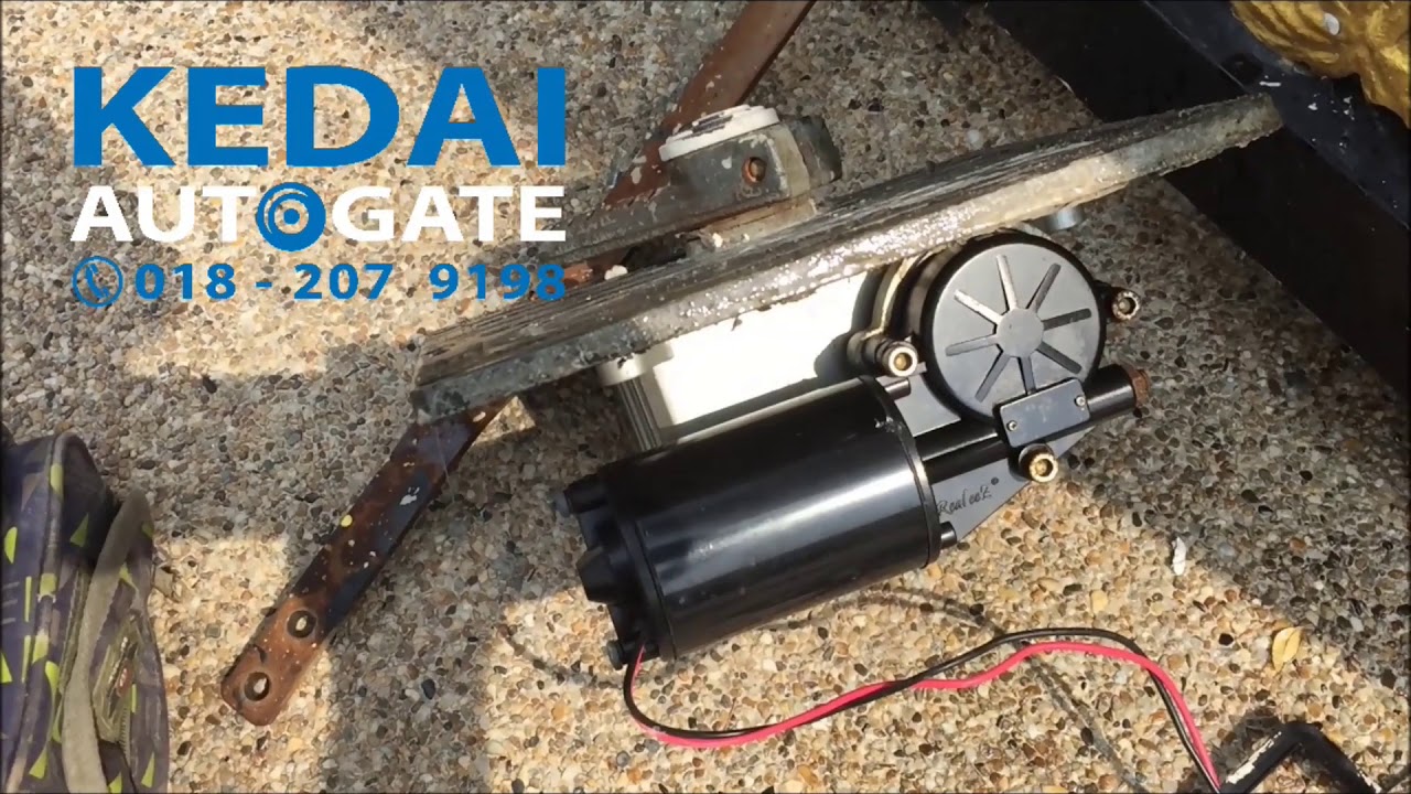 Underground Swing Autogate Gearbox Damage – Underground Auto Gate Repair Expert