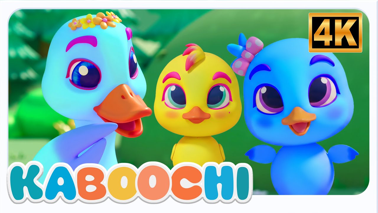 Kaboochi Cinco patitos compilación de rimas infantiles animadas en español