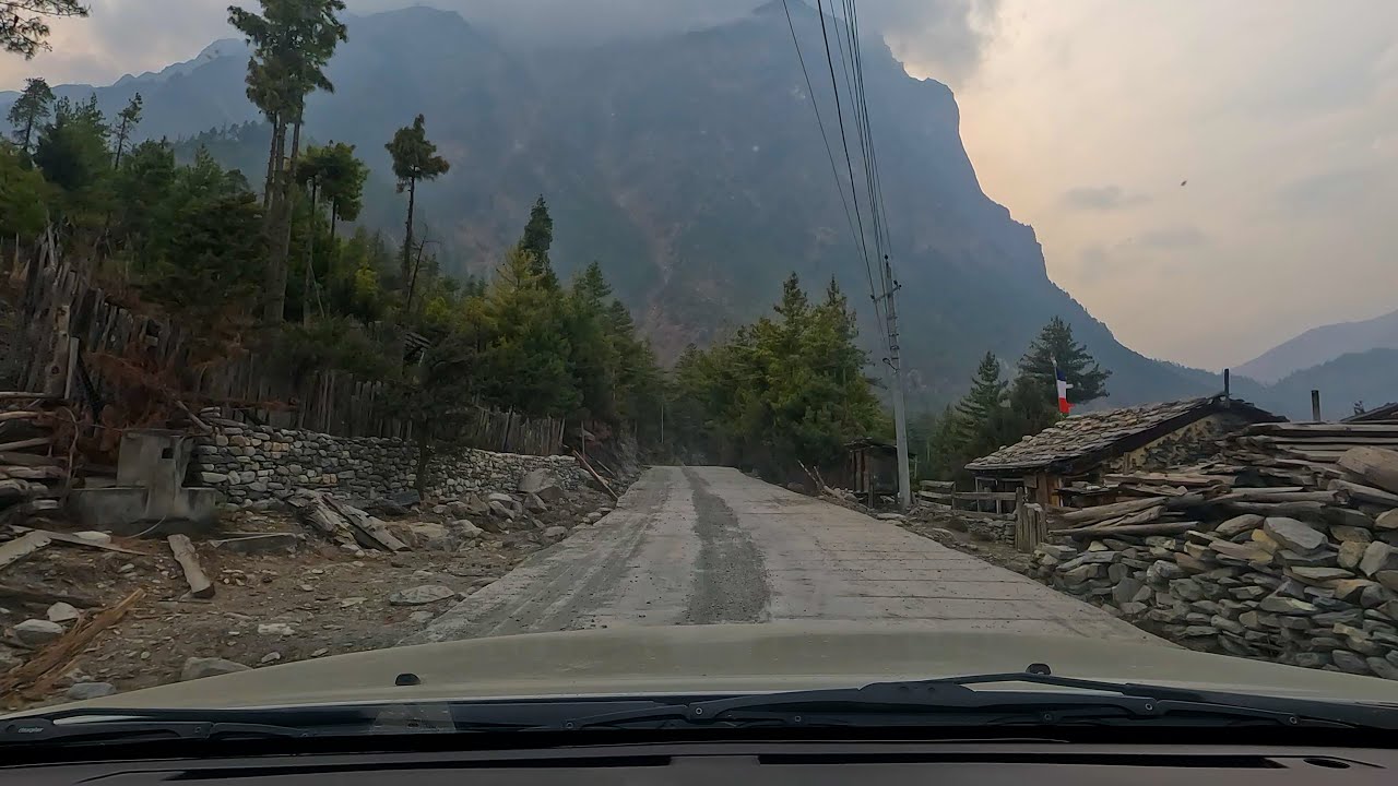World’s Most Dangerous Roads Nepal 2025 - Driving Tour in 4K On The Way to Manang #8