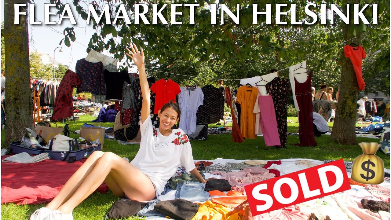 SELLING MY CLOTHES IN A FLEA MARKET IN HELSINKI | Regine Morales