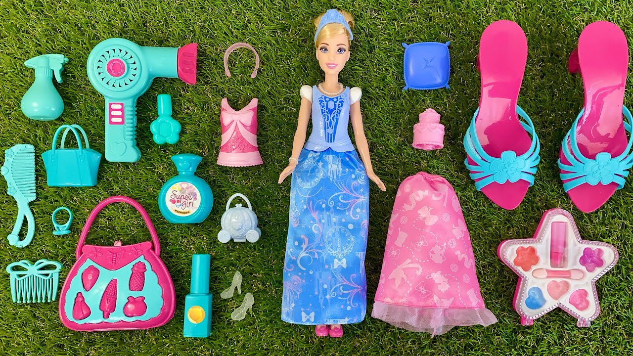 Unboxing Mattel Disney Princess Playset | Frozen Elsa, Anna, Belle, Ariel, Cinderella Dolls | ASMR 