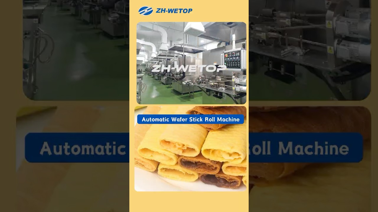11 Automatic Wafer Stick Roll Machinery Working and Running