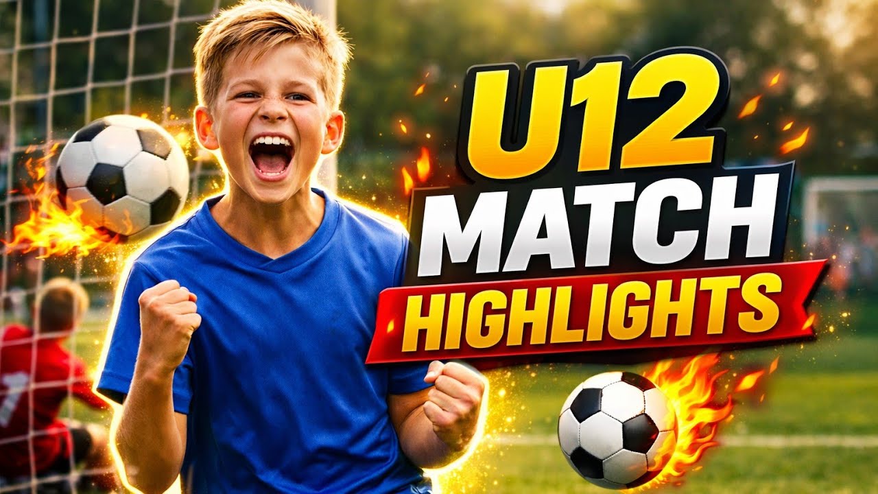 U12 Football Match Highlights | Amazing Goals & Skills | Youth Soccer Match