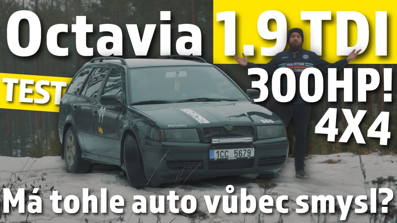 Škoda Octavia I 1.9 TDI 4X4 300 HP Když se motory dělali ještě pořádně- Text CZ / SK