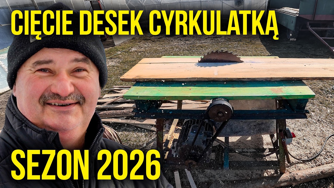 JESTEŚMY SP&Oacute;ŹNIENI Z SEZONEM&hellip; TNIEMY DESKI POD HYDROPONIKĘ