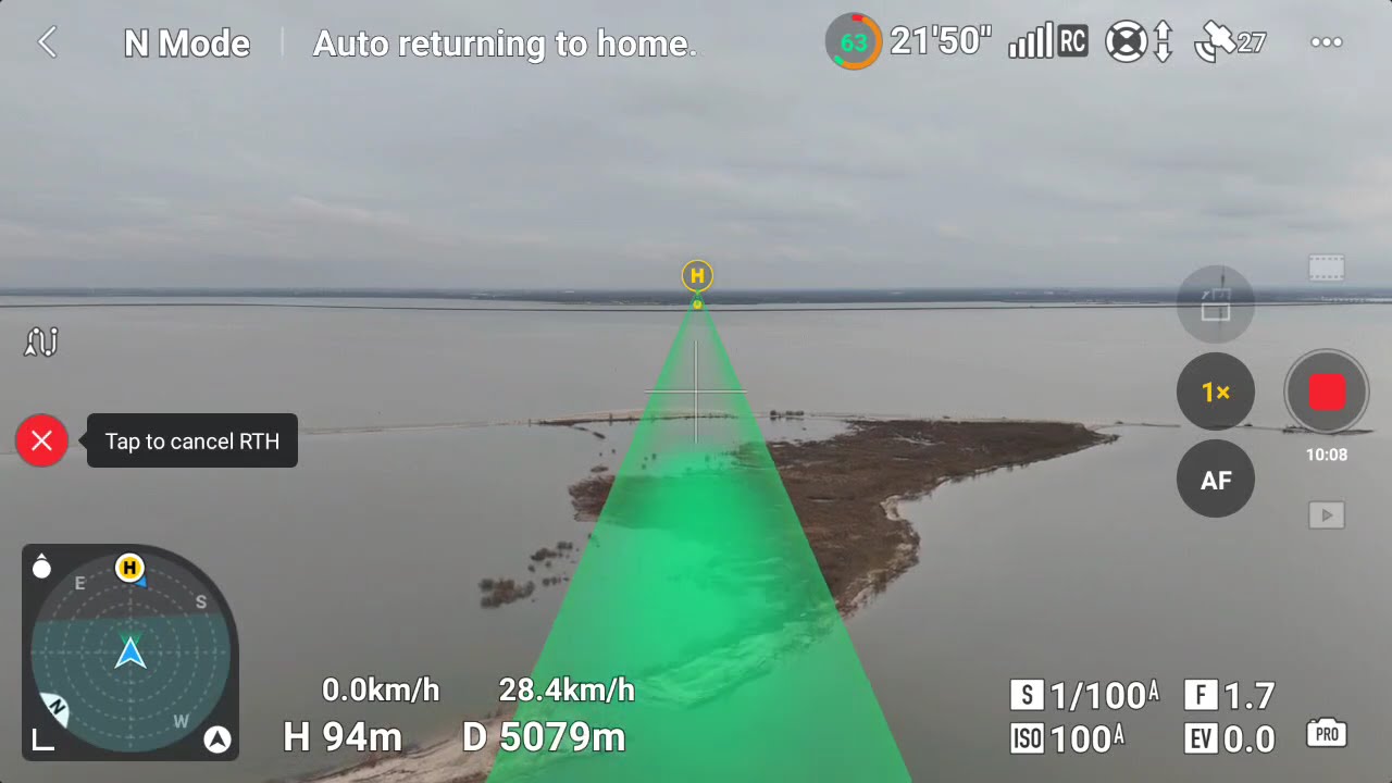DJI Mini 4 pro Range Test😱. #djidrone,#lelystad ,#mini4pro ,#flevoland
