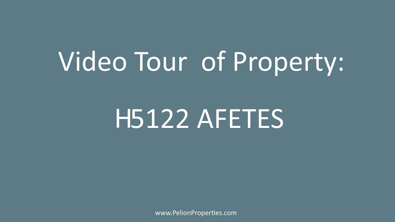 Video Tour of Property: H5122 AFETES