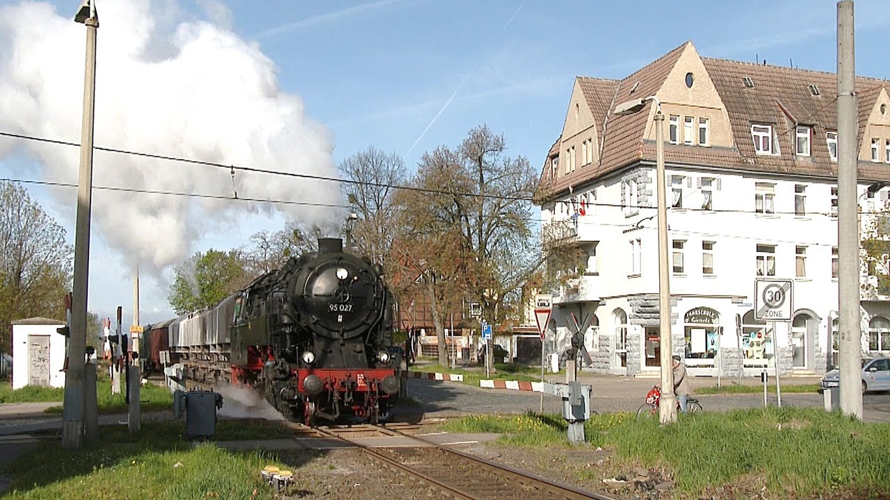 95 027 Fotogüterzug Rund um Blankenburg am 14.04.2017