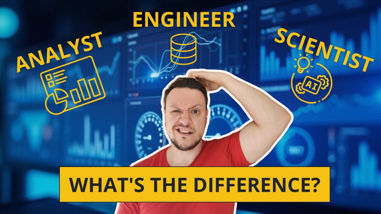 Understand the Differences Between a Data Analyst, Data Engineer and Data Scientist!