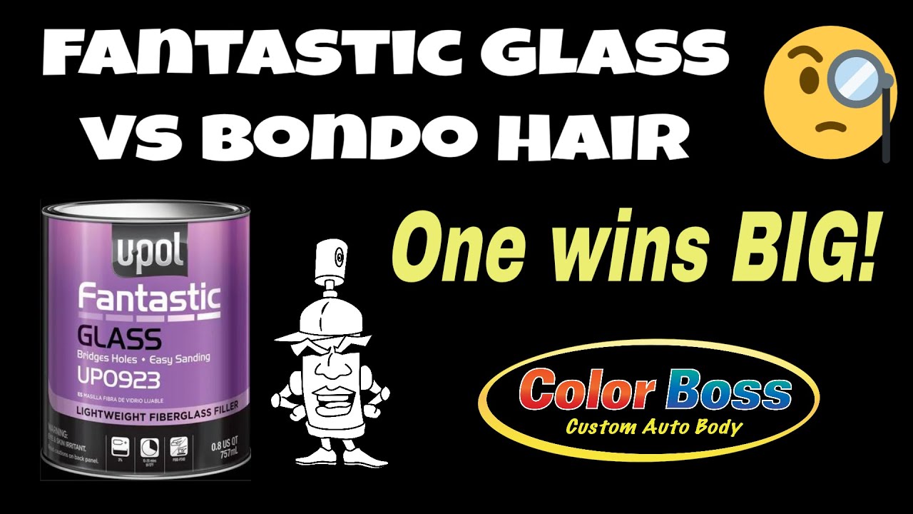 UPOL Fantastic Glass UP0293 vs Bondo Hair Long Strand Fiberglass Filler