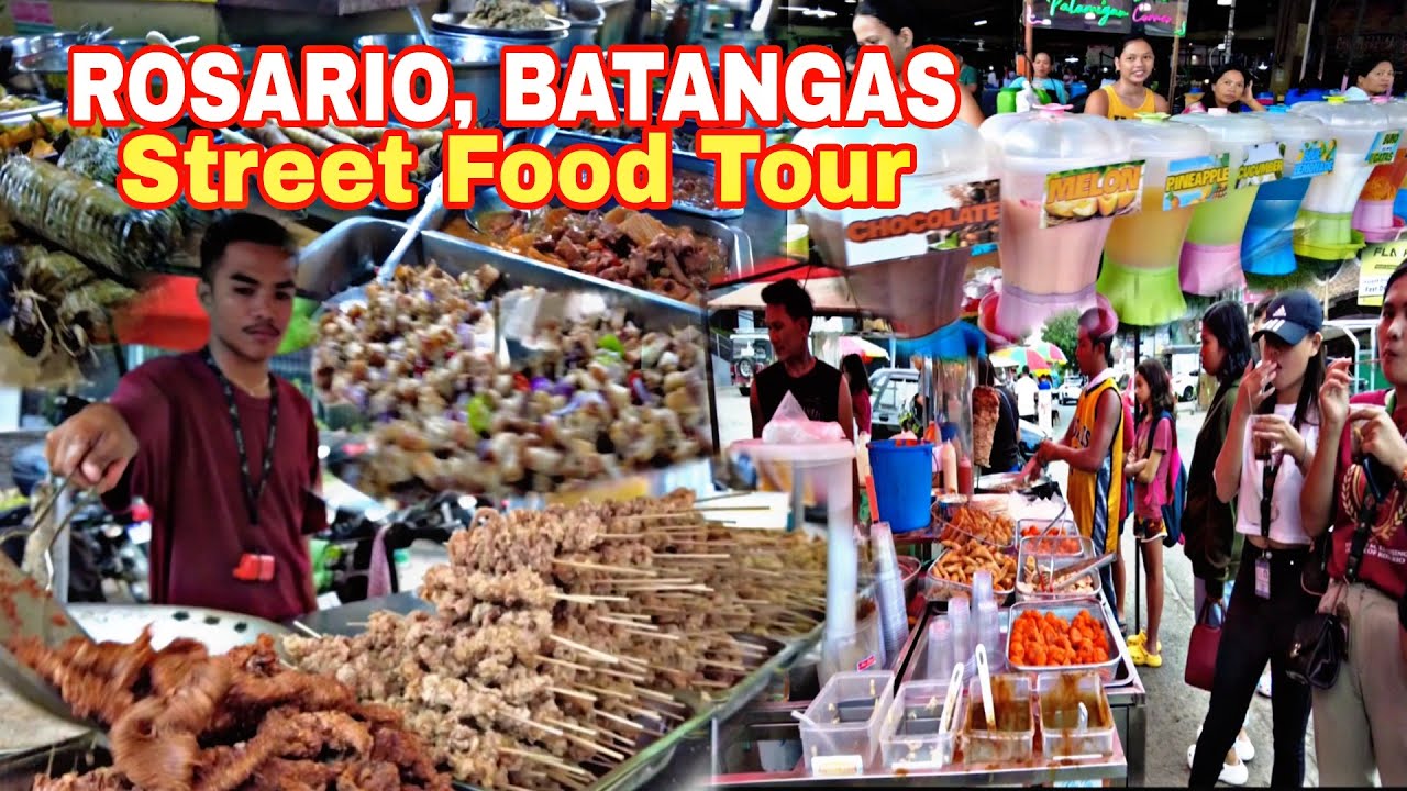 Mga SIKAT na STREET FOOD at ROSARIO BATANGAS NIGTH MARKET at IBAT IBANG LUTONG ULAM, Minatamis  TOUR