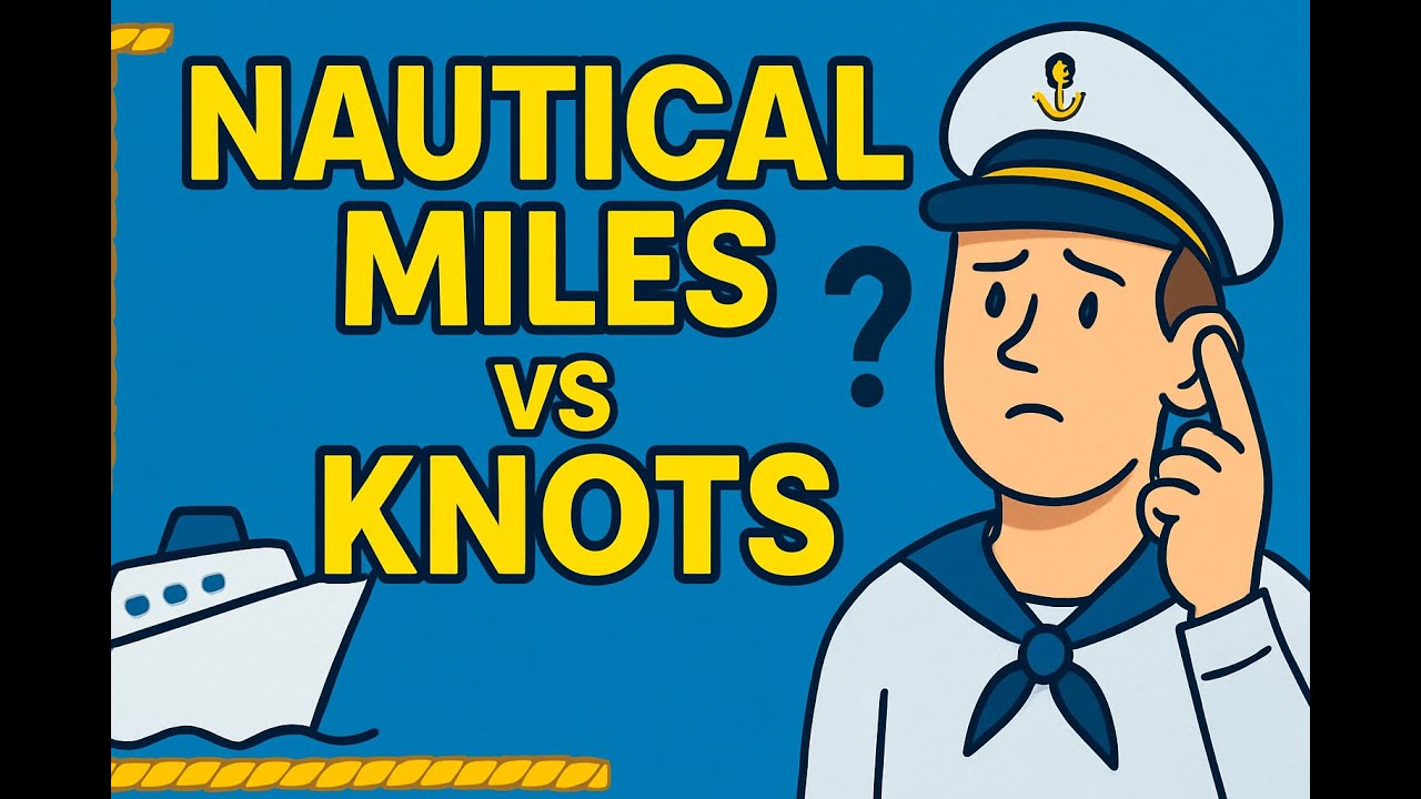 Nautical Miles vs Knots: What They ACTUALLY Mean (Explained by a Cruise Ship Officer)