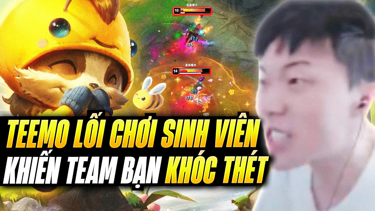 Sally V&agrave; Con Teemo 6 M&oacute;n Với Lối Chơi Thả Nấm Si&ecirc;u V&ocirc; Học Khiến Đối Thủ Tuyệt Vọng Trong Đau Đớn