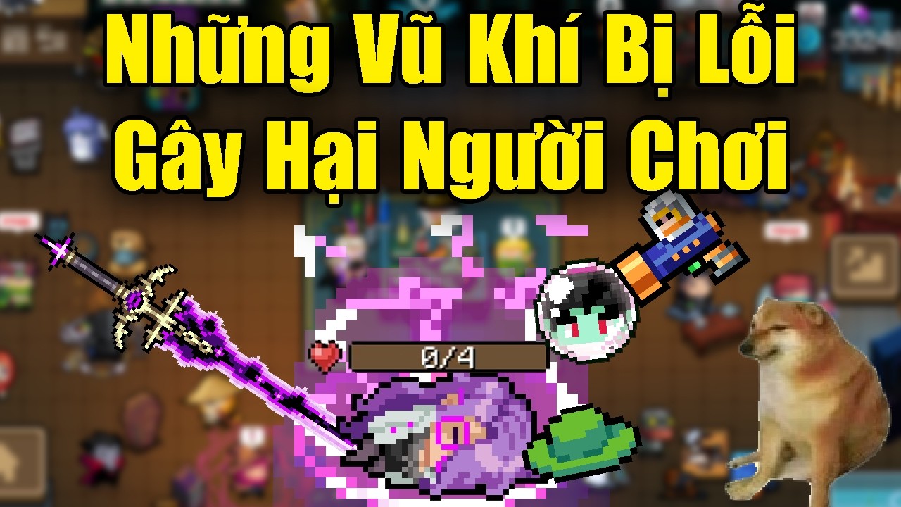 Những Vũ Khí Bị Lỗi Gây Hại Người Chơi Trong Soul Knight 8.0.0