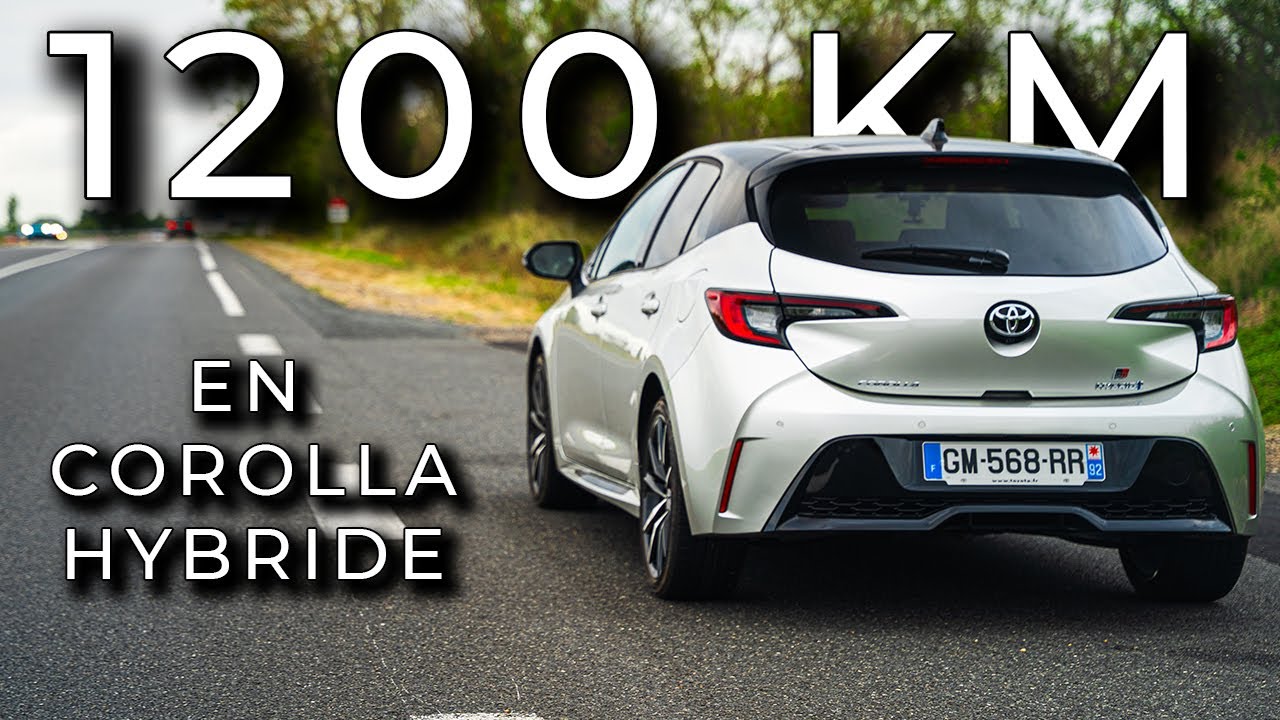 1200 KILOMÈTRES en Toyota COROLLA Hybride - Le Voyage Consommation !