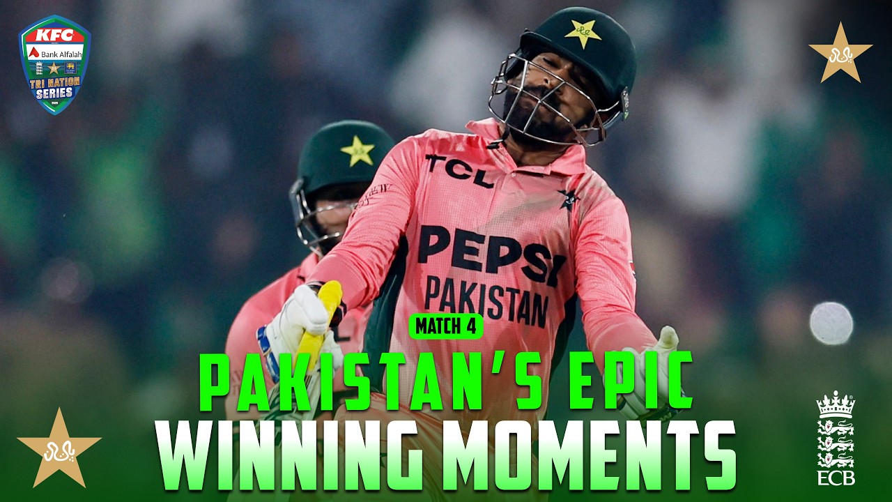 Pakistan&rsquo;s Epic Winning Moments 🏆 | Pakistan vs England | Match 4 | ODI Tri-Series 2026 | MZS1K